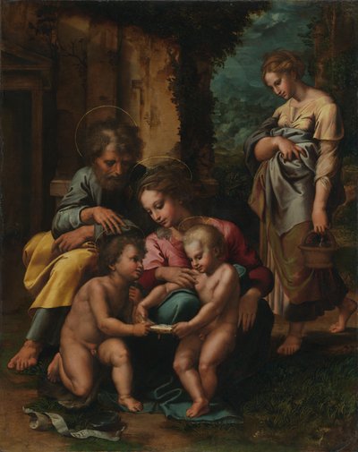 La Sacra Famiglia da Giulio Romano