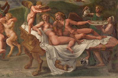 Festa nuziale di Cupido e Psiche (dettaglio) da Giulio Romano