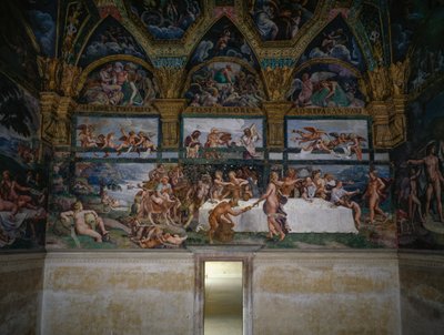 Banchetto degli dei (affresco) da Giulio Romano