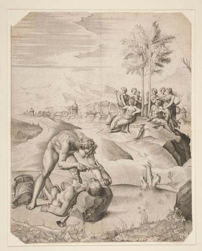 Scorticamento di Marsia da Giulio Sanuto