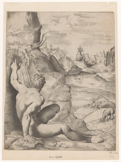San Giovanni Battista nel deserto da Giulio Sanuto