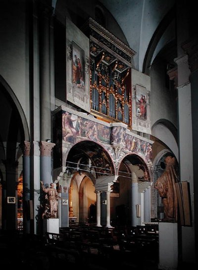 Organo, dipinto 1546 da Giulio Taraschi