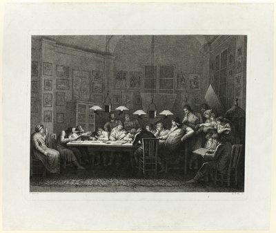 La scuola di disegno di Francesco Rosaspina da Giulio Tomba