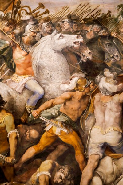 Battaglia tra Orazi e Curiazi (dettaglio) da Giuseppe (1568 1640) Cesari