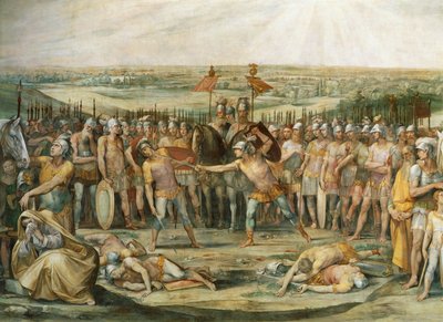 Combattimento tra gli Orazi e i Curiazi da Giuseppe Cesari