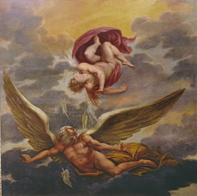 Dedalo e Icaro (soffitto) da Giuseppe Cesari