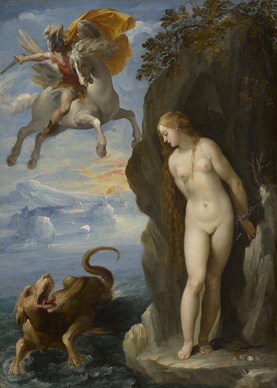 Perseo salva Andromeda da Giuseppe Cesari