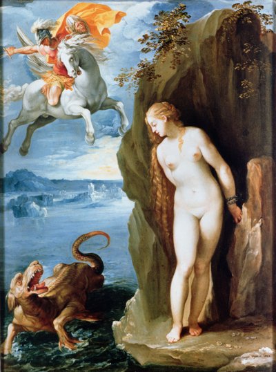 Perseo salva Andromeda da Giuseppe Cesari