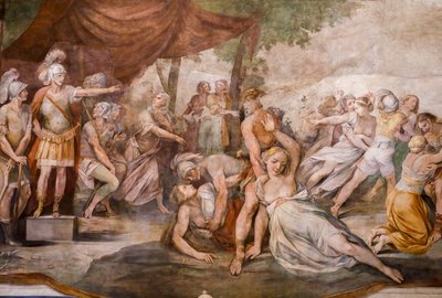 Ratto delle Sabine (dettaglio) da Giuseppe (1568 1640) Cesari