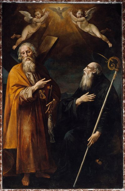 Rappresentazione di San Andrea e San Benedetto da Norcia da Giuseppe Cesari
