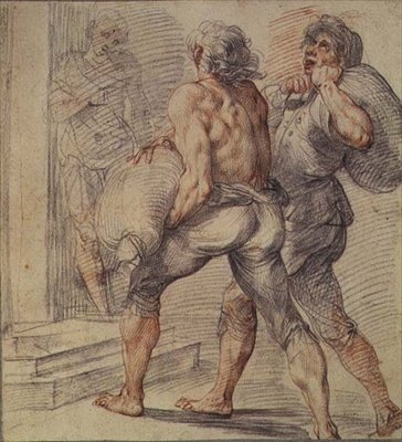 Studio di esattori delle tasse, c.1591-93 da Giuseppe Cesari