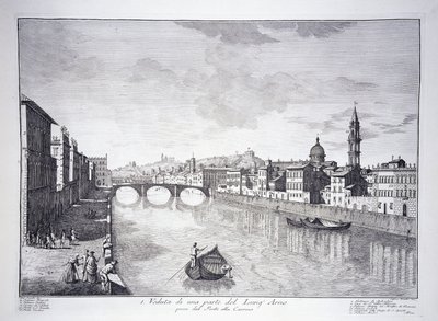 Veduta di una Parte del Fiume Arno da Giuseppe (after) Zocchi