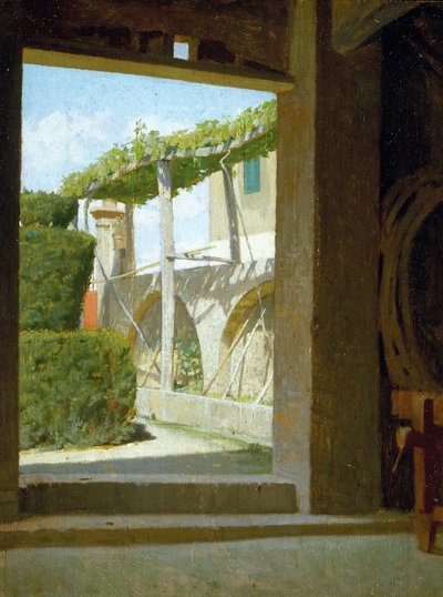 Dalla cantina di Diego Martelli, c.1866 da Giuseppe Abbati