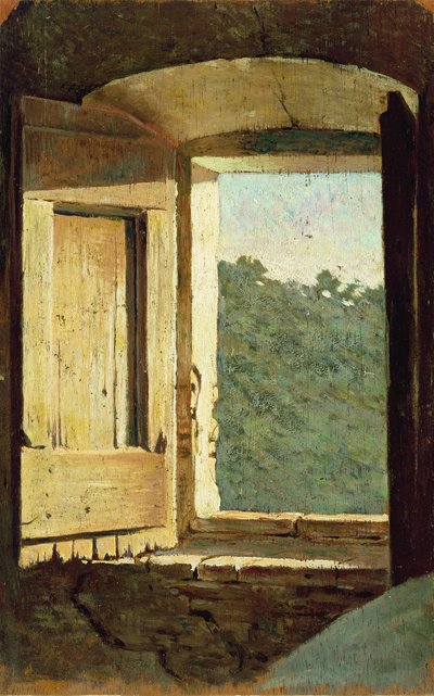 La finestra da Giuseppe Abbati
