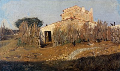 La casa di Diego Martelli, di Giuseppe Abbati da Giuseppe Abbati