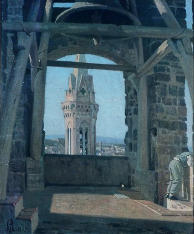 Torre del Palazzo del Podestà da Giuseppe Abbati