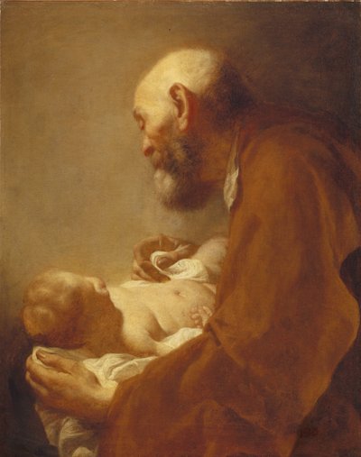 San Simone con il Bambino Gesù, 18° secolo da Giuseppe Angeli