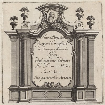 Alcune prospettive da Giuseppe Antonio Landi