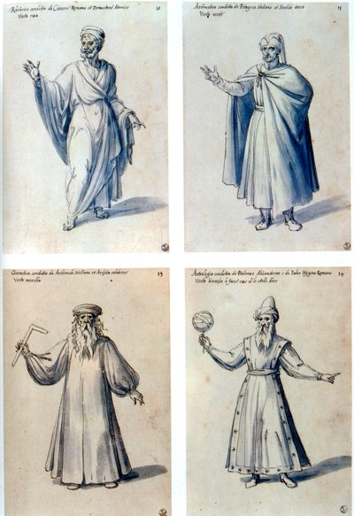 Costume per figure classiche, XVI secolo da Giuseppe Arcimboldi
