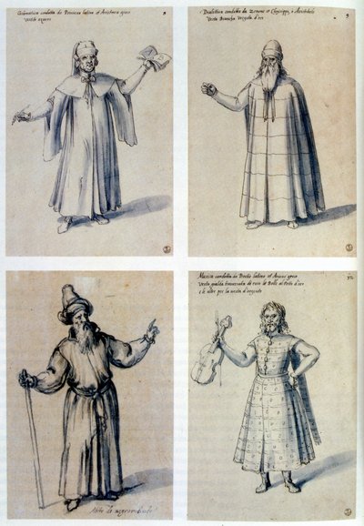Costume per figure classiche, XVI secolo da Giuseppe Arcimboldi