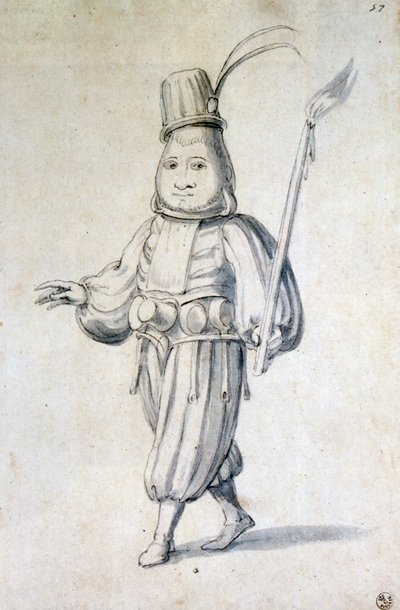 Progetto per un costume da cuoco, XVI secolo da Giuseppe Arcimboldi