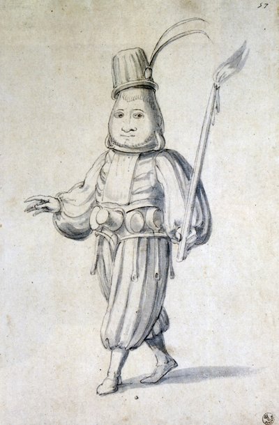 Progetto per costume da cuoco da Giuseppe Arcimboldo