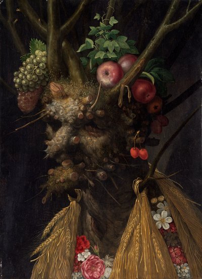 Quattro stagioni in una testa da Giuseppe Arcimboldo