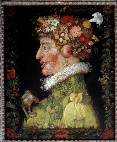 Primavera (da una serie che raffigura le quattro stagioni) da Giuseppe Arcimboldo
