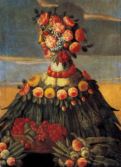 Primavera (dettaglio) del laboratorio di Giuseppe Arcimboldo da Giuseppe Arcimboldo