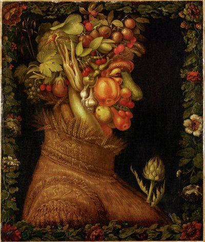 Estate, allegoria ... da Giuseppe Arcimboldo