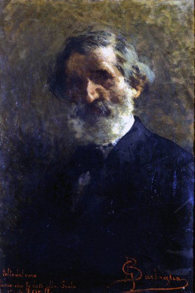 Ritratto di Giuseppe Verdi da Giuseppe Barbaglia