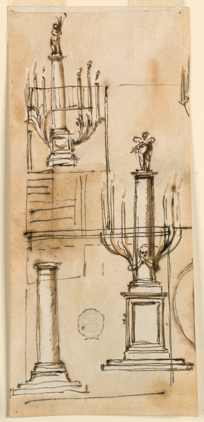 Candelabri da Giuseppe Barberi