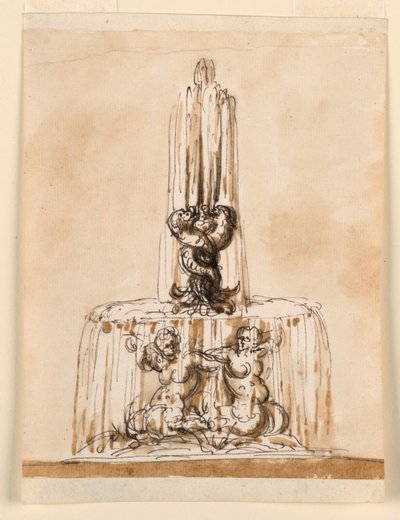 Progetto per una fontana da Giuseppe Barberi