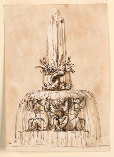 Progetto per una fontana da Giuseppe Barberi