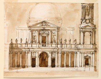 Elevazione di una chiesa da Giuseppe Barberi