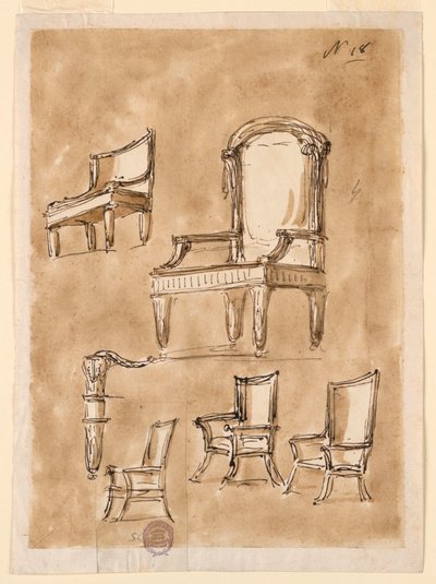 Quattro sedie da Giuseppe Barberi