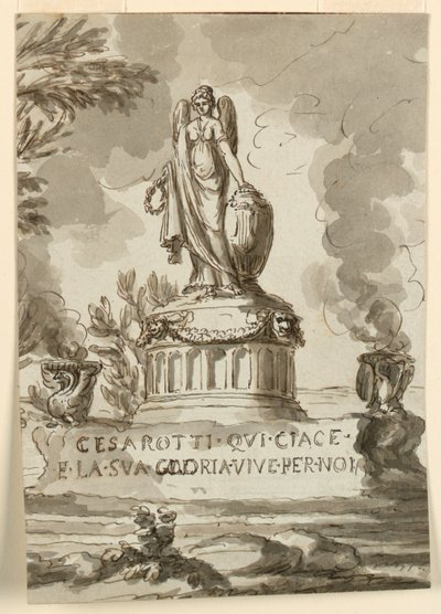 Monumento Sepolcrale per Melchiore Cesarotti, Professore a Padova da Giuseppe Barberi