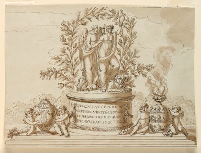 Monumento sepolcrale per lo scrittore Vecei da Giuseppe Barberi