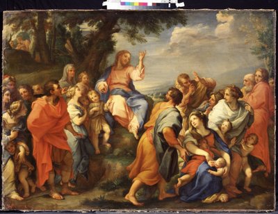Il sermone della montagna: Gesù Cristo predica ai suoi discepoli da Giuseppe Bartolomeo Chiari