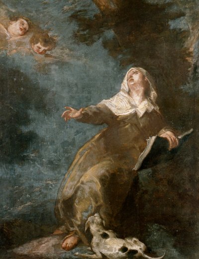 Santa Margherita da Cortona da Giuseppe Bazzani