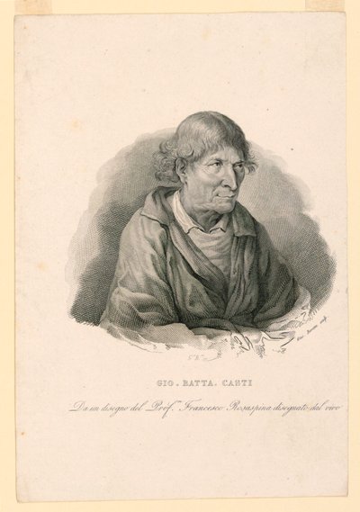 Ritratto di Giovanni Battista Casti (1721-1803) da Giuseppe Beretta