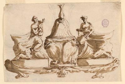 Design per un calamaio da Giuseppe Bernardino Bison