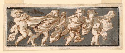 Fregio con bambini da Giuseppe Bernardino Bison