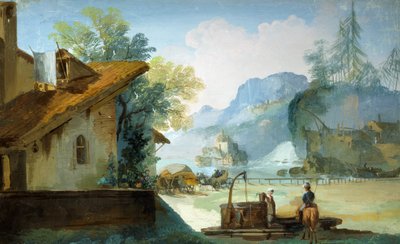 Serva al pozzo da Giuseppe Bernardino Bison