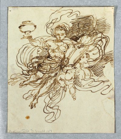 Schizzo per un Affresco da Giuseppe Bernardino Bison