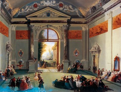 Conversazione veneziana da Giuseppe Bernardino Bison