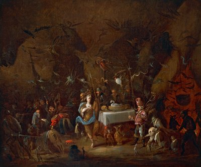 Incontro di streghe, di Giuseppe Bernardino Bison (1762-1844), olio su tela, Italia da Giuseppe Bernardino Bison