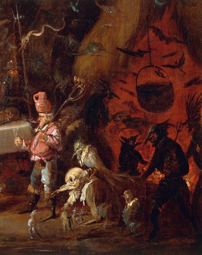Incontro di streghe (dettaglio) da Giuseppe Bernardino Bison