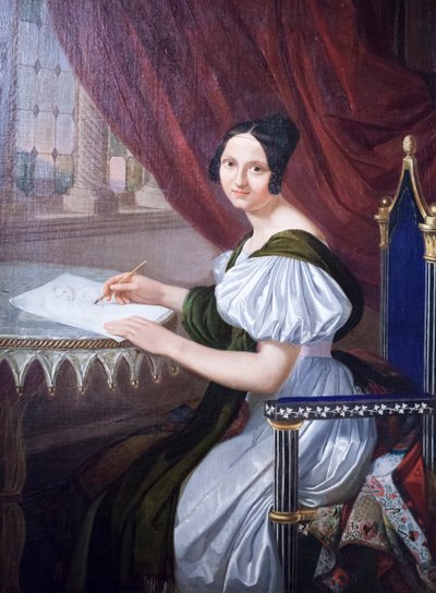 Napoleone Elisa Baciocchi, ca 1830 da Giuseppe Bezzuoli