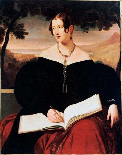 Ritratto della contessa Rucellai da Giuseppe Bezzuoli
